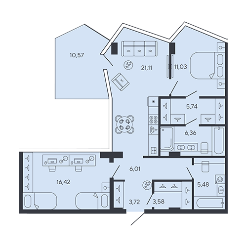 ЖК «Новая, 11», Москва | Клубный дом на Яузе от Element Development